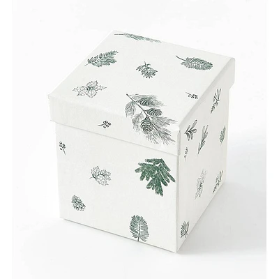 Delicate Greenery Square Gift Box