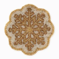 Snowflake Beaded Coasters