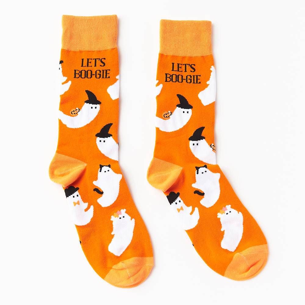 Let's Boogie Ghost Socks