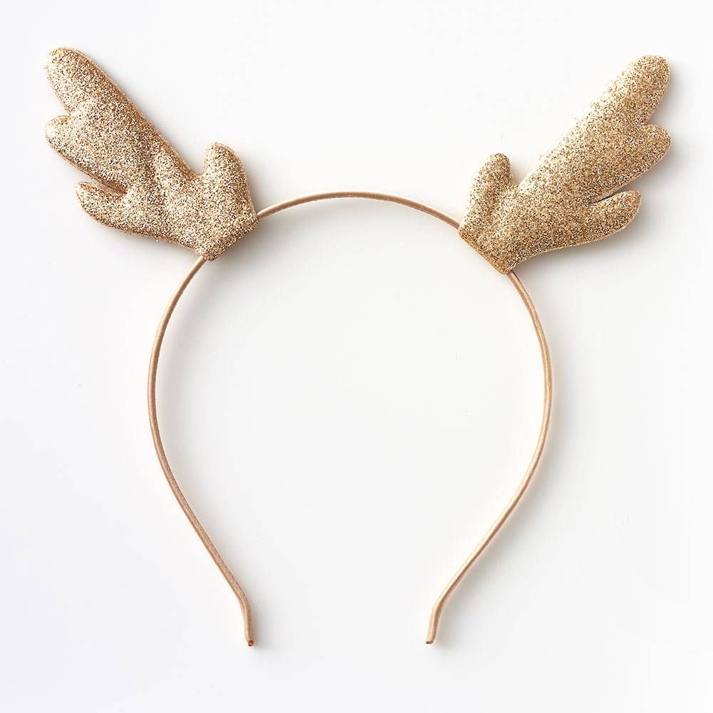 Gold Reindeer Headband