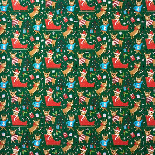 Paper Source Gingerbread Critters Wrapping Paper