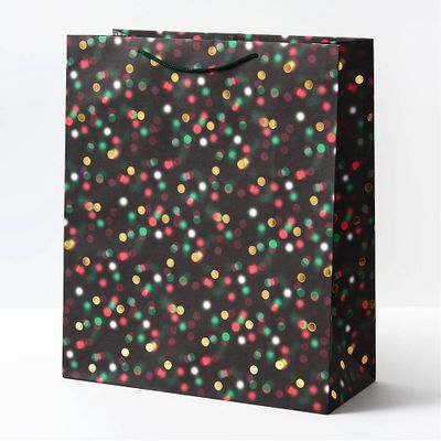 Holiday Twinkle Light Extra Large Gift Bag