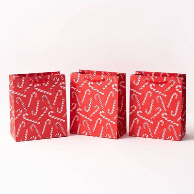 Candy Cane Medium Gift Bags