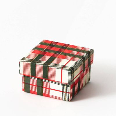 Holiday Plaid Mini Gift Box