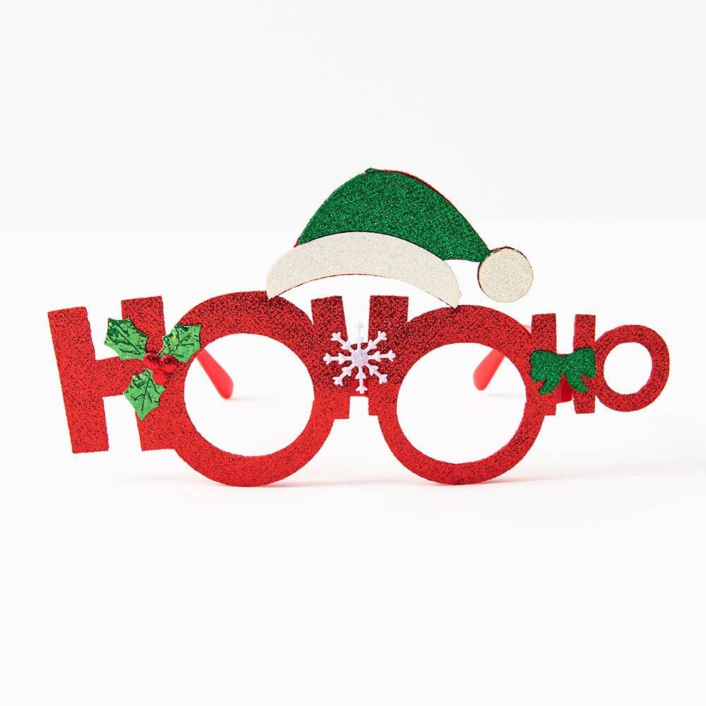 Red HoHoHo Glasses