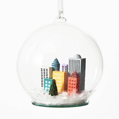 City Scene Globe Ornament