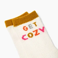 Get Cozy Fuzzy Crew Socks