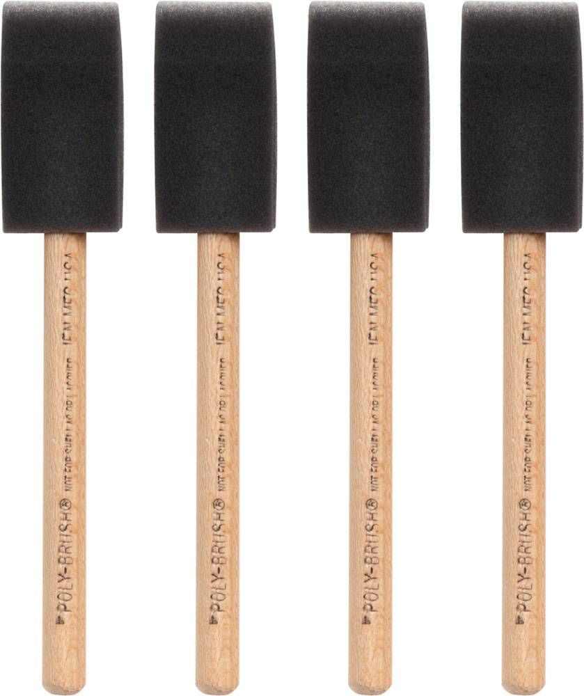 1" Poly Brushes