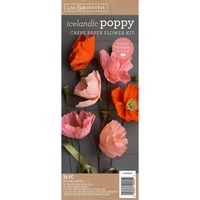 Poppies Crepe Paper Flower Kit