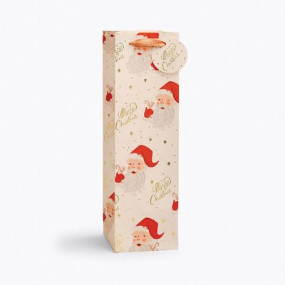 Rifle Paper Co. Santa Wine Gift Bag