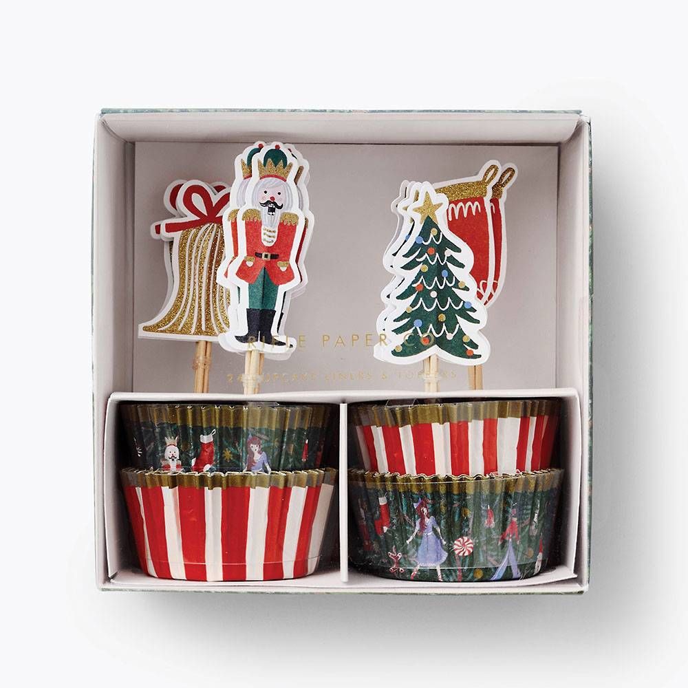 Rifle Paper Co. Nutcracker Cupcake Kit