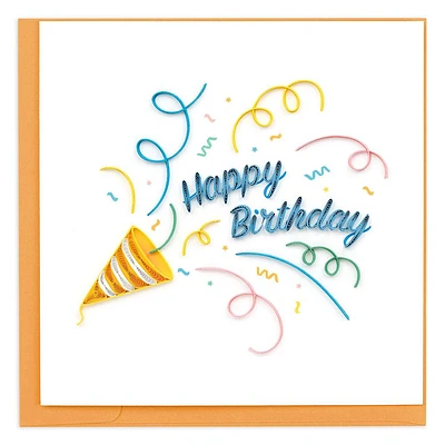 Quilled Confetti Birthday Card