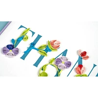 Quilled Garden Thank You Card