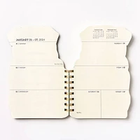 2024 Pug Die Cut Weekly Planner