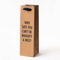 Naughty & Nice Wine Gift Bag