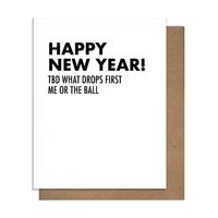 Drops First New Year Card