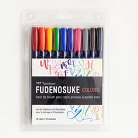 Tombow Fudenosuke Color Markers