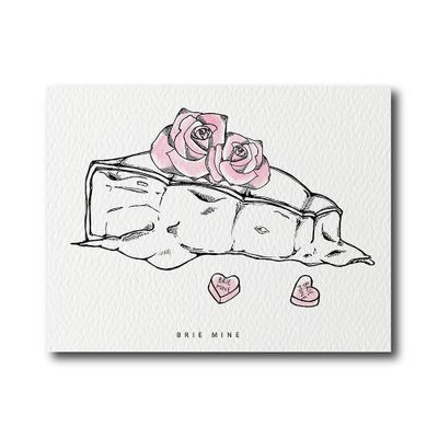 Brie Mine Valentine's Day Card