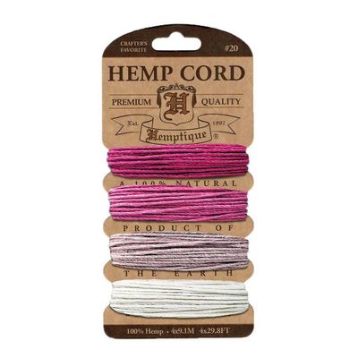 Pink Shades Hemp Cord