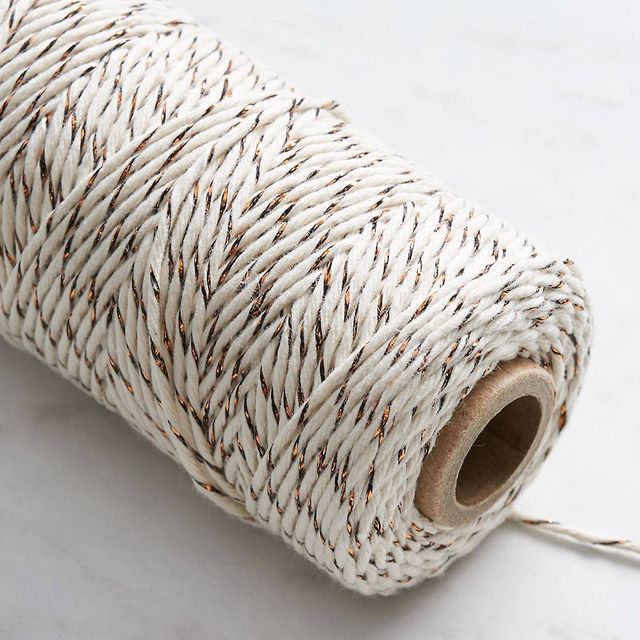 Gold Metallic and Natural Twine | Paper Source