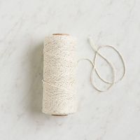 Silver Metallic Natural Twine Spool