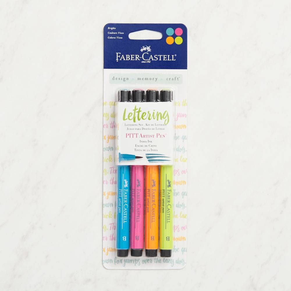 Faber-Castell Lettering Bright Brush Pens