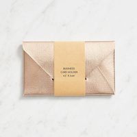 Rose Gold Business Card Holder