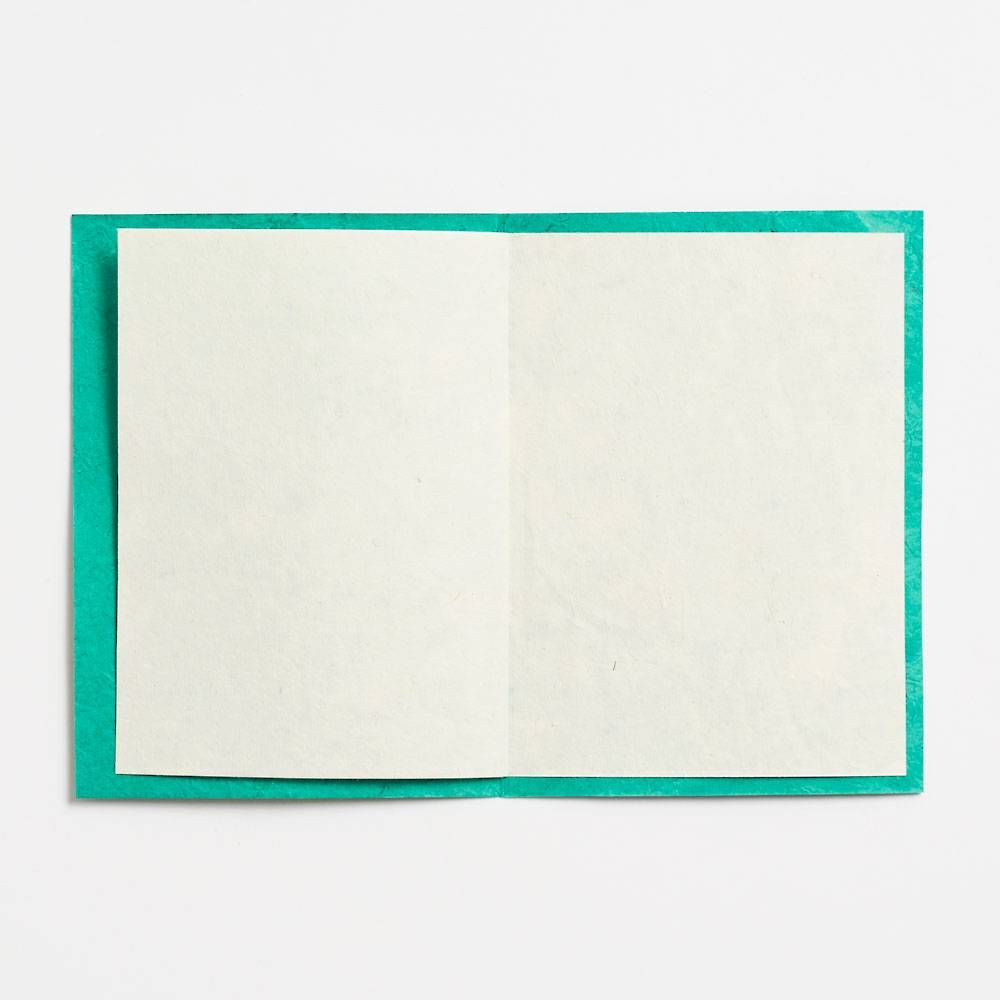 Gold Cactus on Sea Green Stationery Set