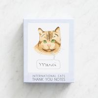 International Cats Thank You Card Set