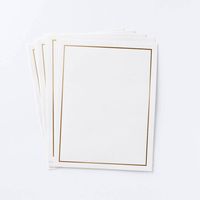 Classic Gold Foil Border Craft Paper