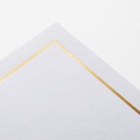 Classic Gold Foil Border Craft Paper