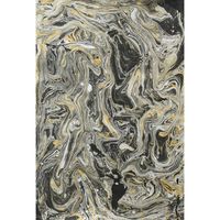 Silver Gold Marble Handmade Paper