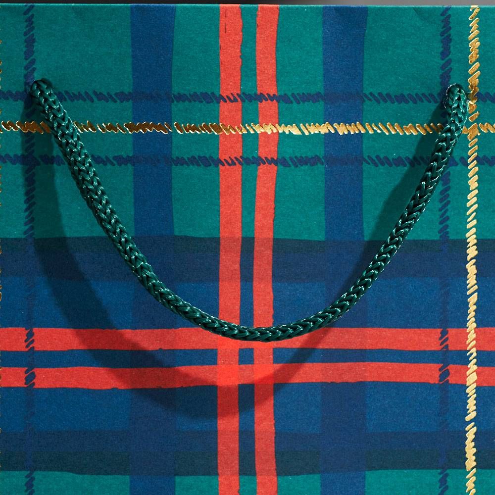Holiday Plaid Gift Bag