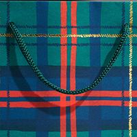 Holiday Plaid Gift Bag