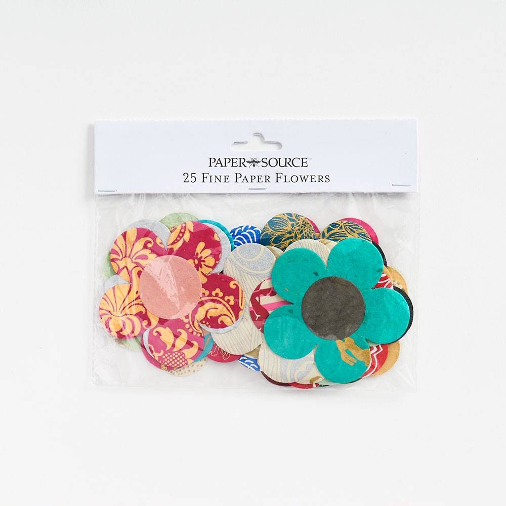 Die-Cut Handmade Paper Flowers
