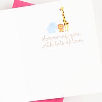 Safari Baby Shower Card