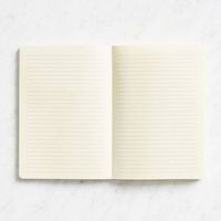 White Luster Soft Journal