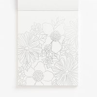 Watercolor Resist Foil Coloring Book