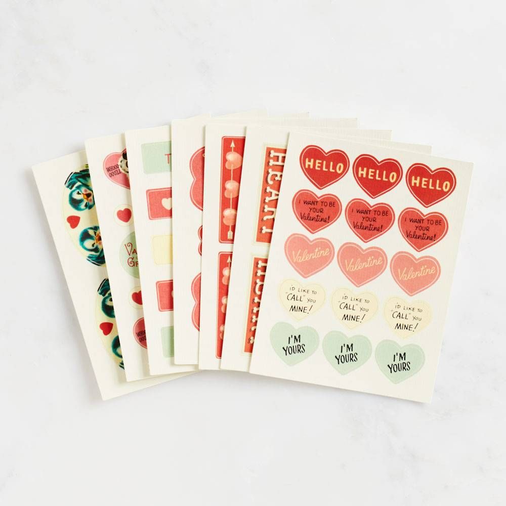 Valentine's Day Sticker Tin