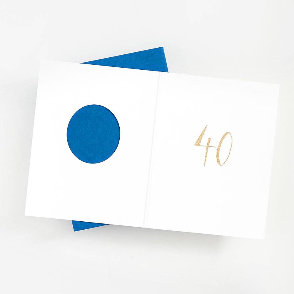 The Big Four Oh Birthday Card