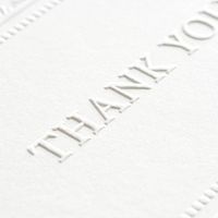 Shell Scallop Thank You Cards