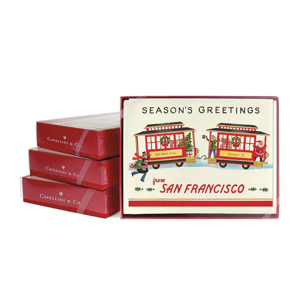 San Francisco Holiday Greetings Card Set