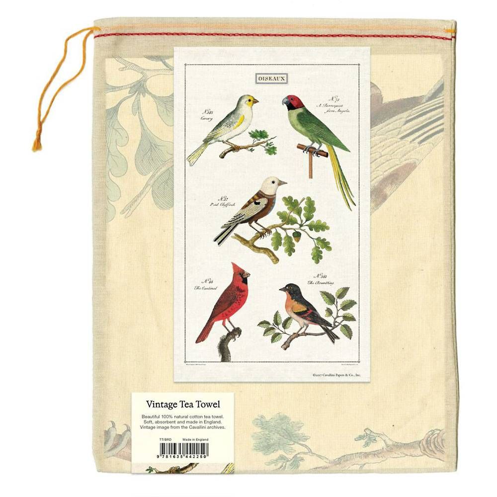 Birds Tea Towel