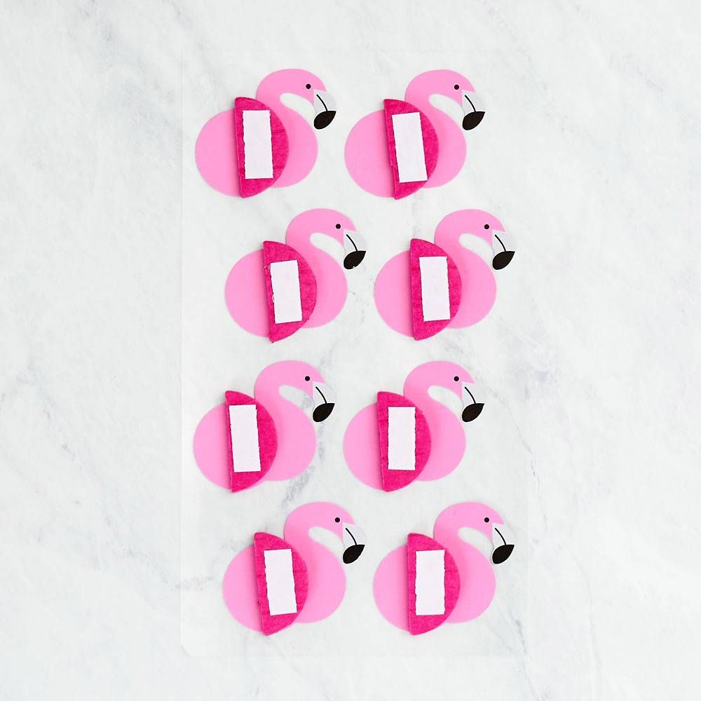 Flamingo Honeycomb Stickers