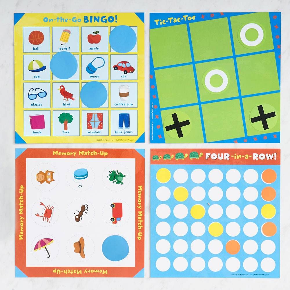 Vinyl Cling Game Set