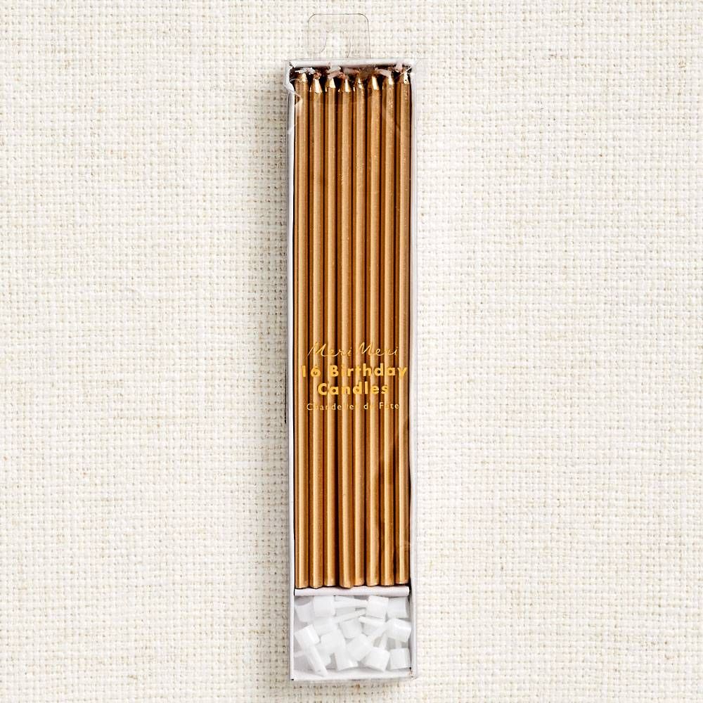 Gold Tall Candles