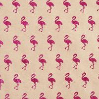 Glitter Flamingos Wrapping Paper