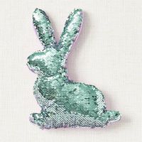 Magic Sequin Bunny Pillow