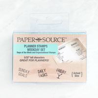 Weekday Planner Stamp Set