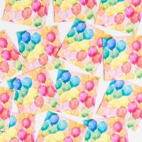 Watercolor Balloon Cocktail Napkins